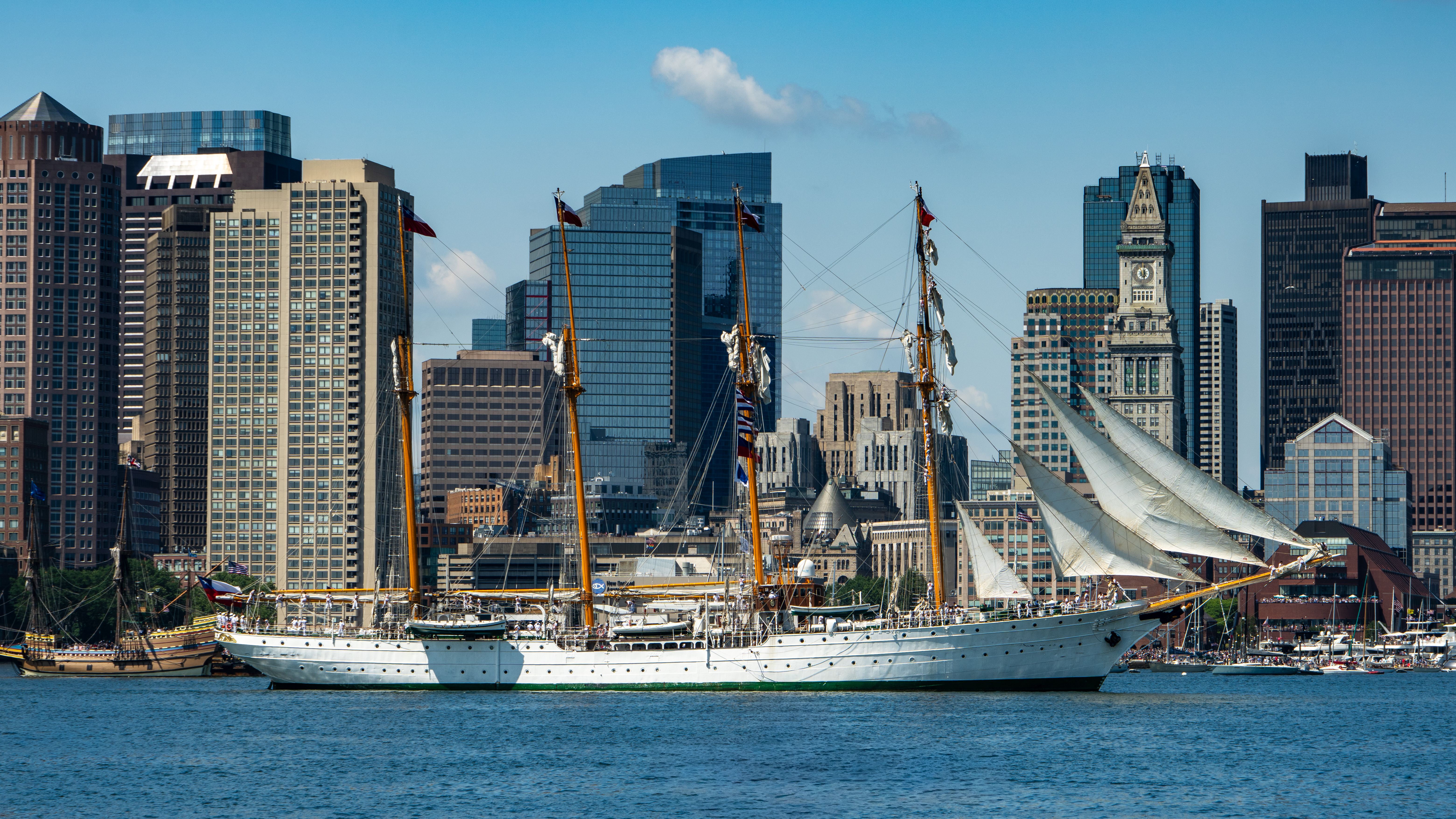 Boston skyline representing organizations across the city adopting AI