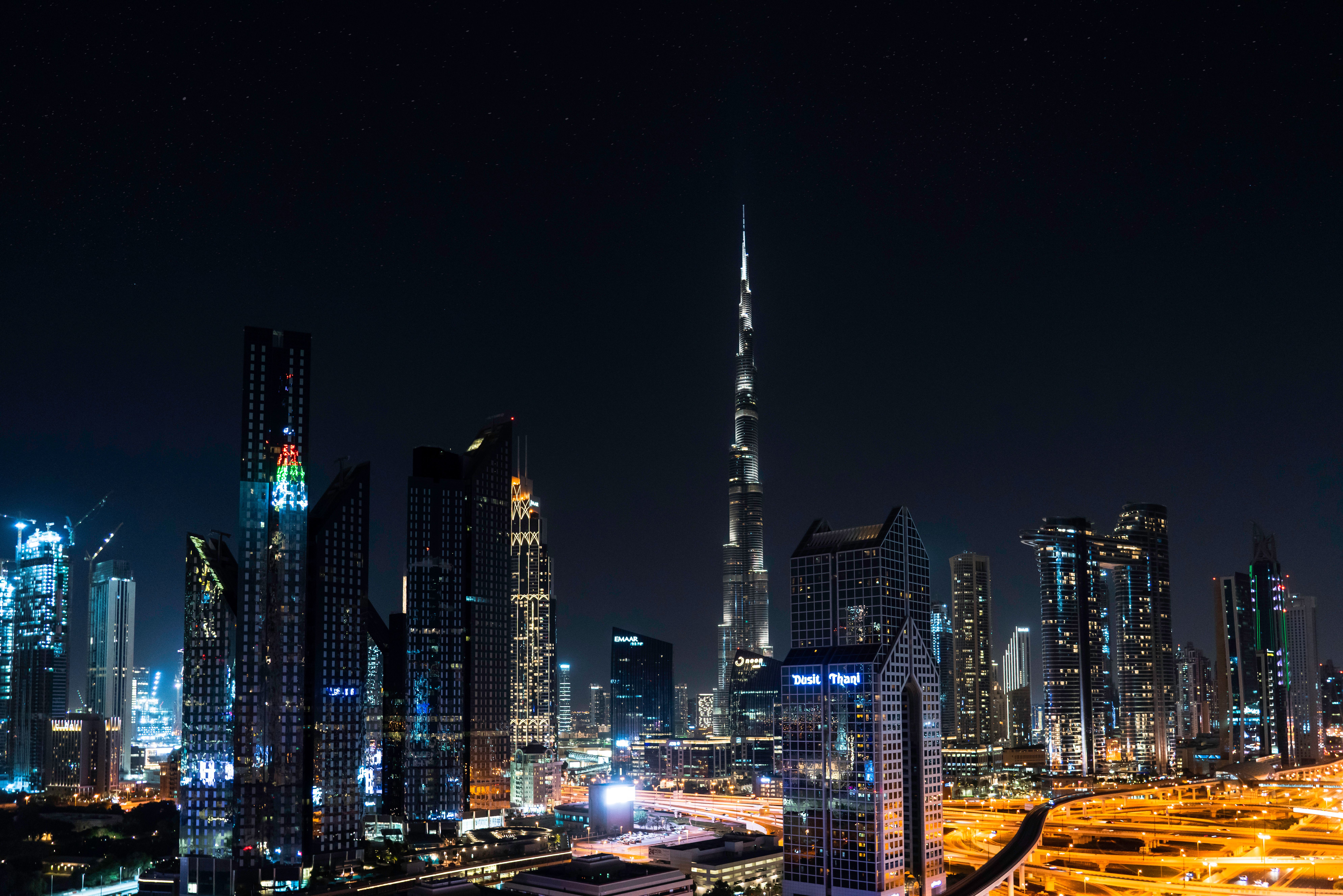 Dubai skyline representing businesses across the city adopting AI