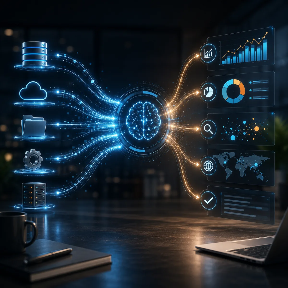 AI-powered analytics connecting business data