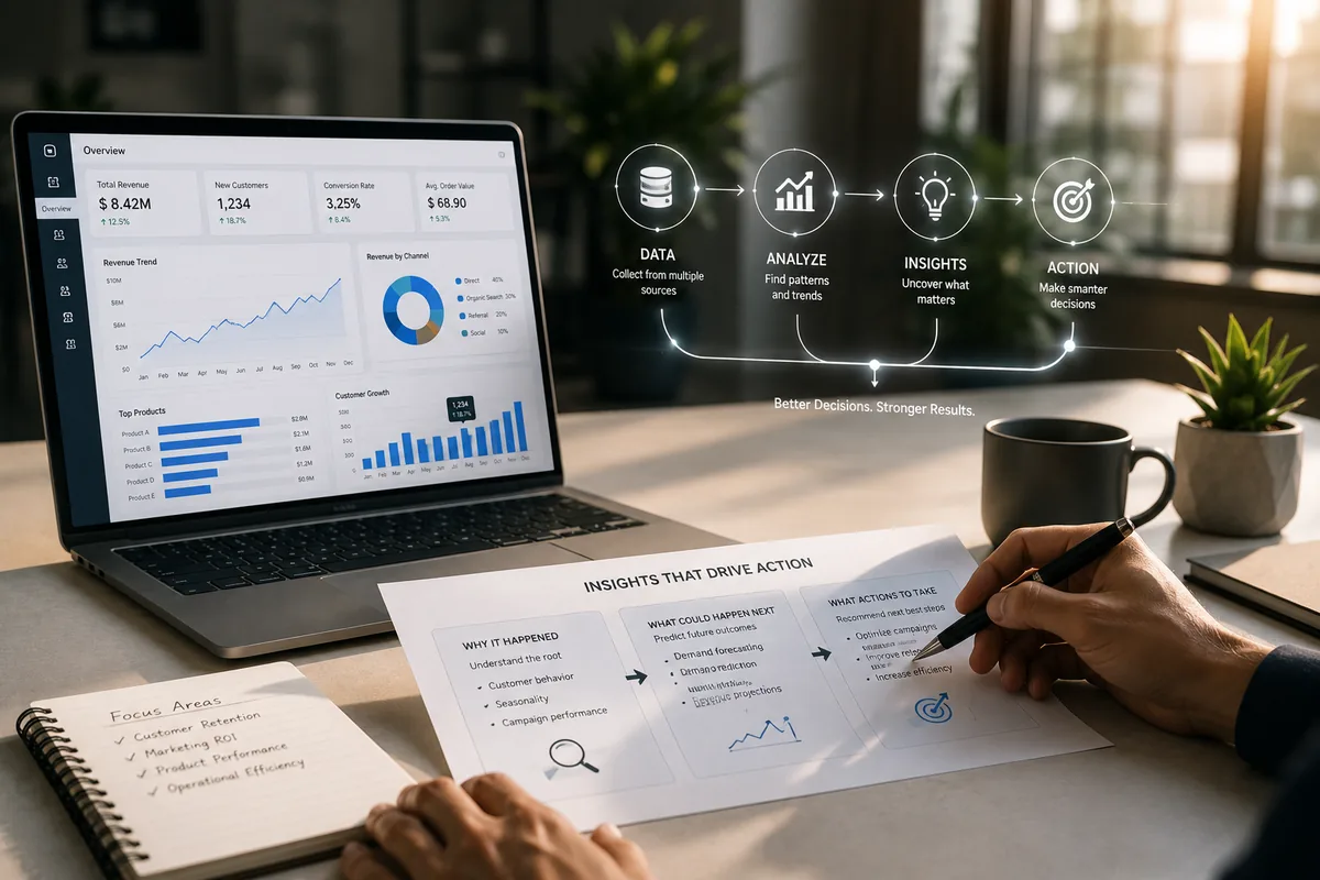Actionable analytics insights