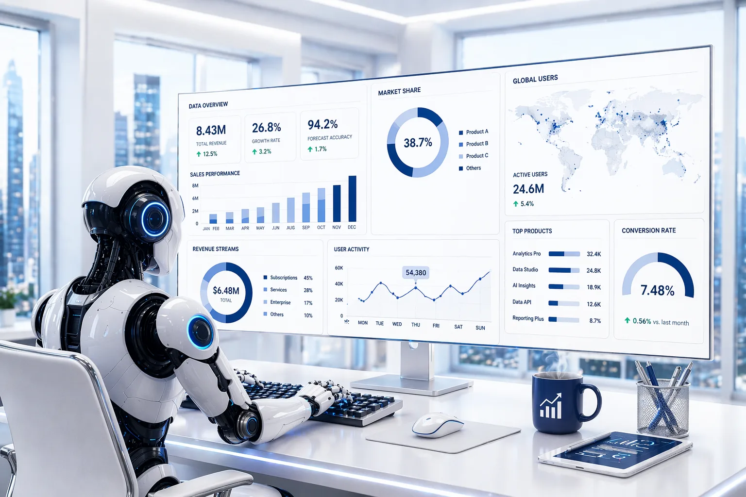 AI data and reporting agent